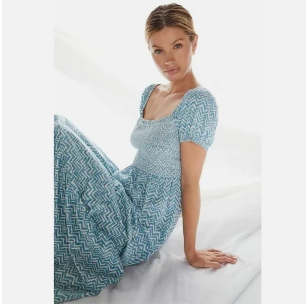 🆕 ANTHROPOLGIE Daily Practice tiered maxi dress size XS - Picture 3 of 9